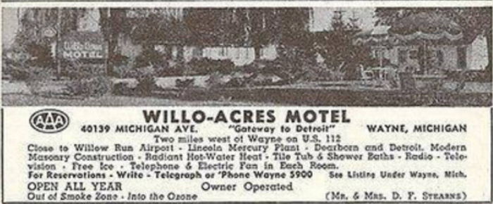 Willo-Acres Motel (Canton Inn and Suites) - Old Postcard And Promos (newer photo)